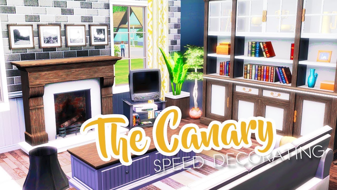 THE CANARY (FT. THE PLUMDOT) // THE SIMS 3: SPEED DECORATING