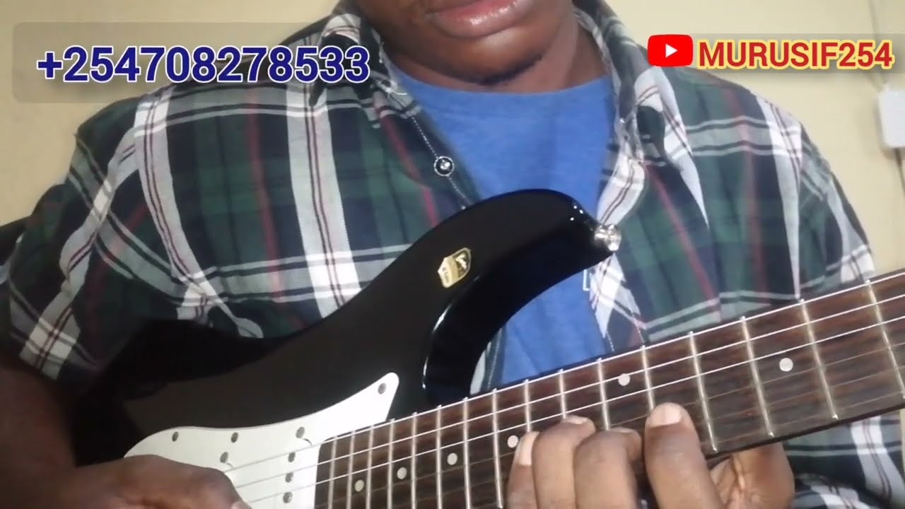 Seben guitar tutorial you can easily play in church. #music #guitarlessons #playstation