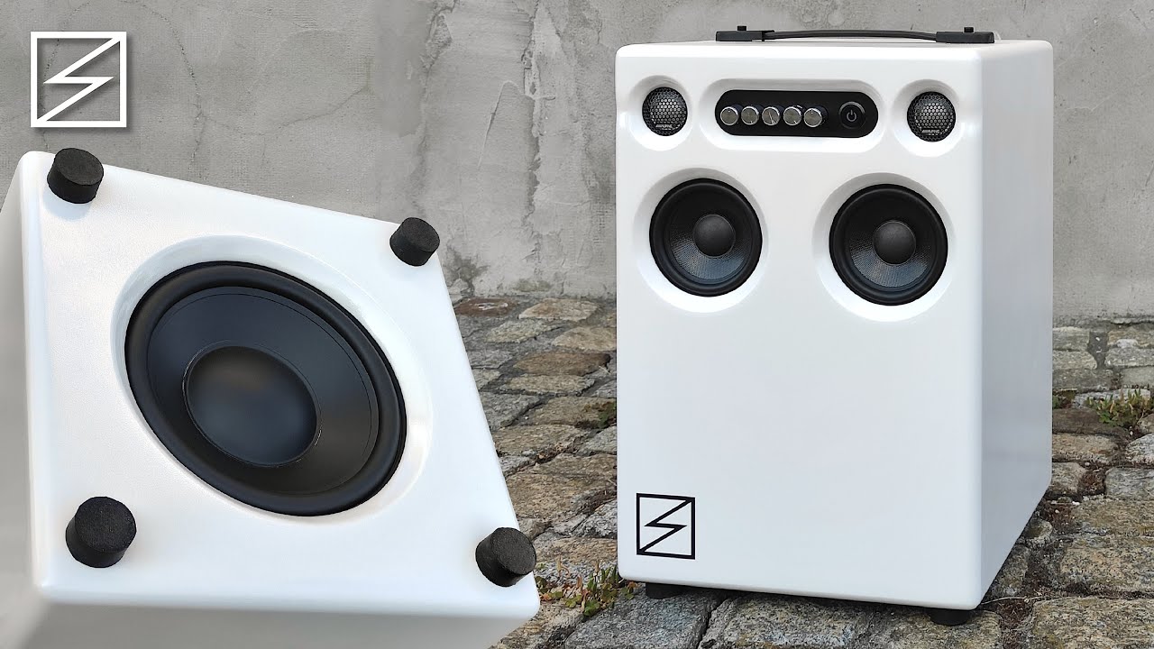 DIY Portable Bluetooth Speaker 2.1 - 8 inch Subwoofer | by Sebastian