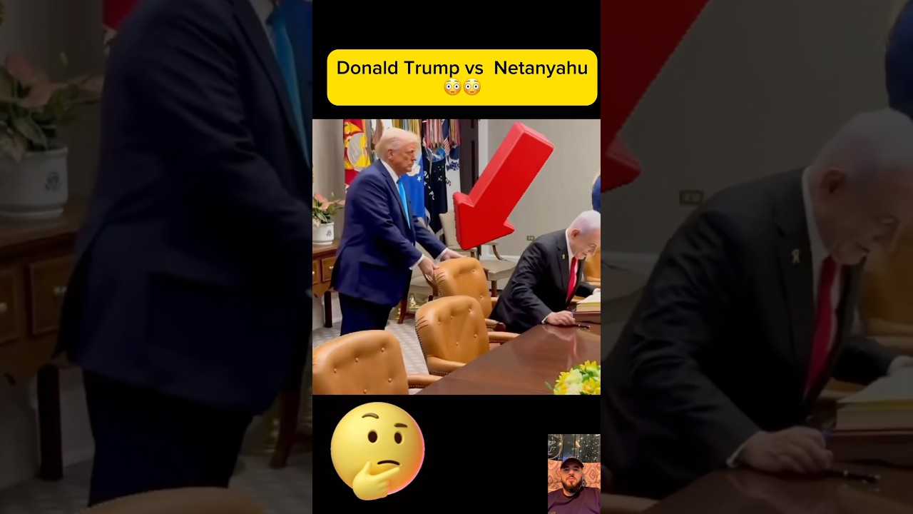 Donald Trump vs Netanyahu 😳😂 #trump #netanyahu #trumpnews #donaldtrump #usa #funny #video #shorts