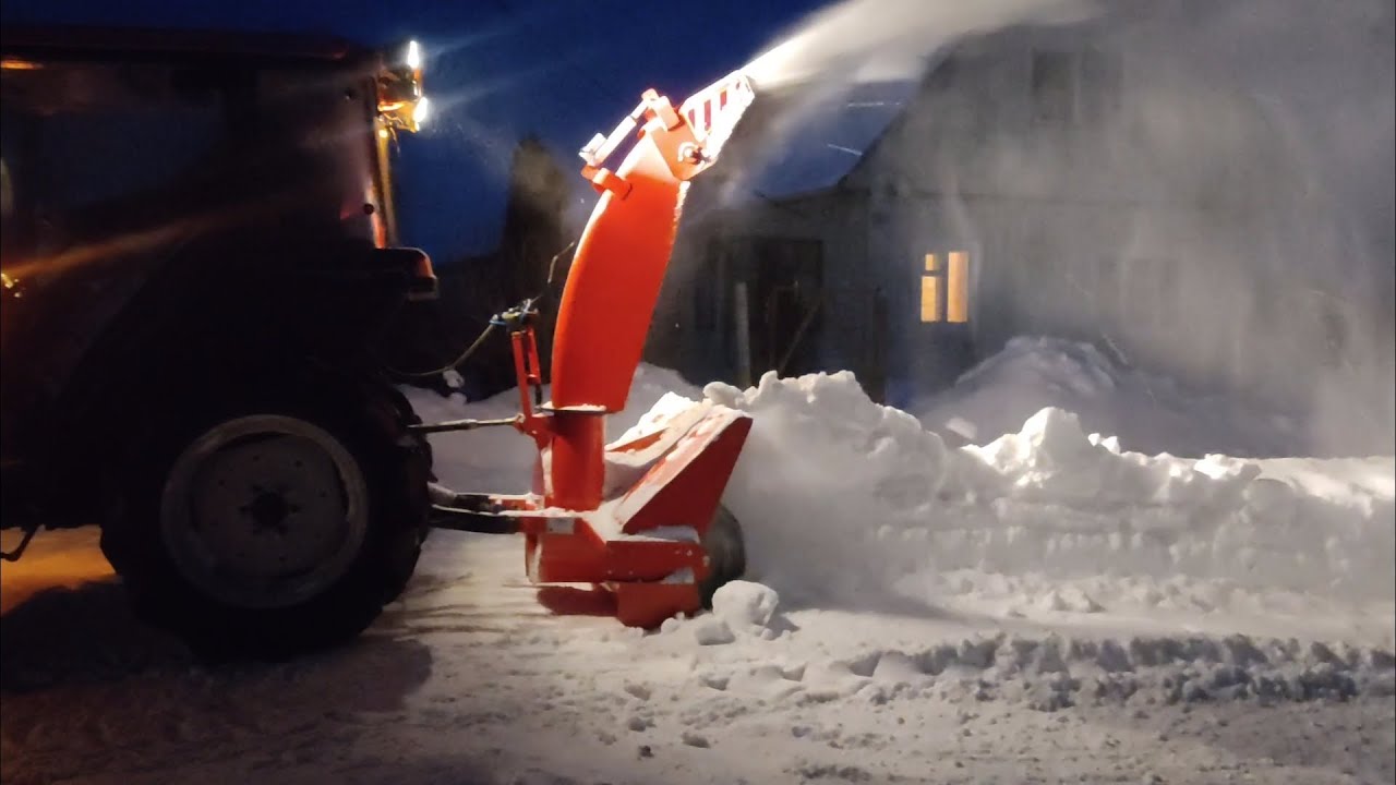 Уборка снега#шнекоротор снег1250# Kubota gl220#расчистка участка#японский трактор#минитрактор снег