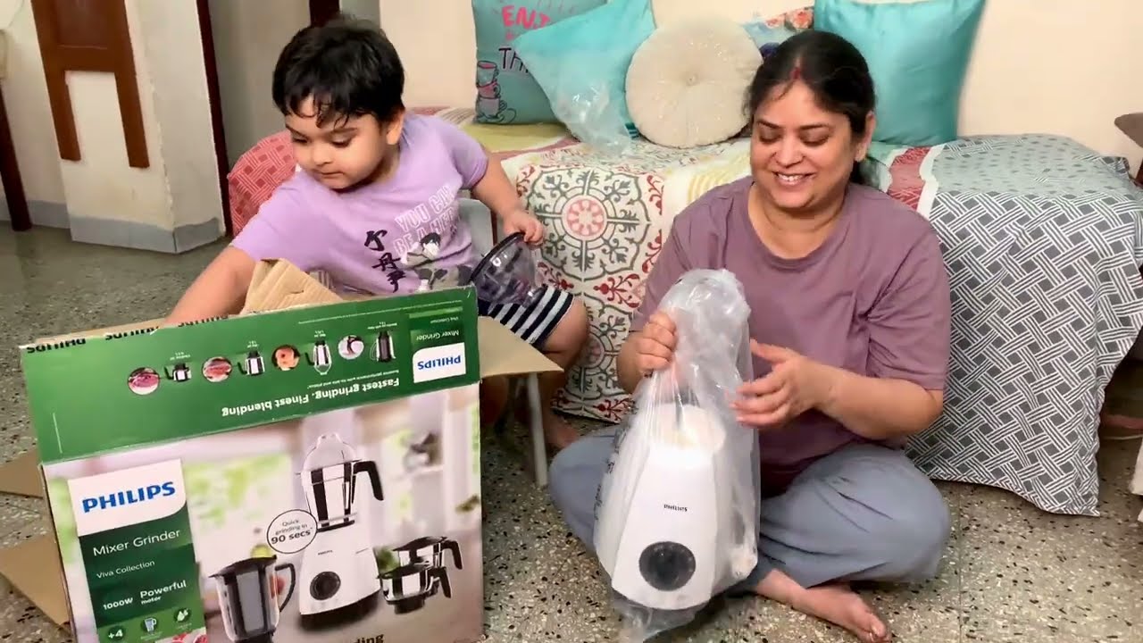 Ghar aaya new Mixer Grinder🤩Philips Mixer Grinder