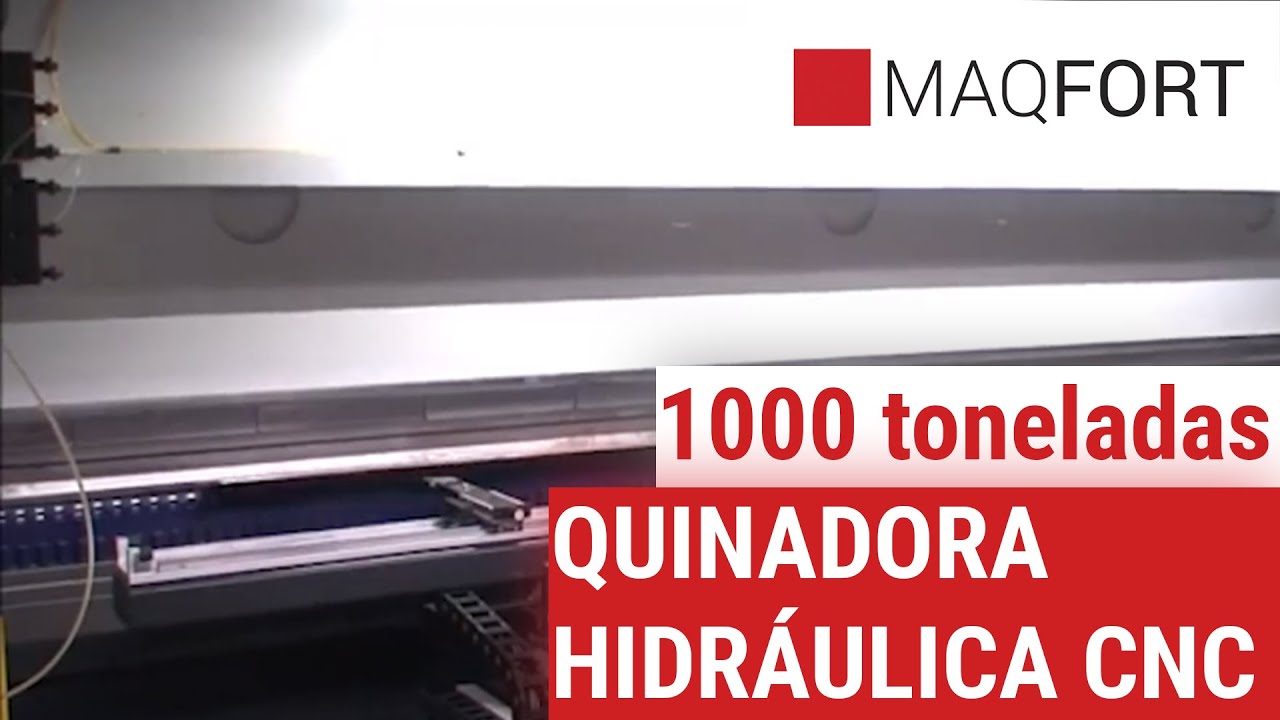 Quinadora / Quinadeira  hidraulica CNC 1000 toneladas x 7 metros
