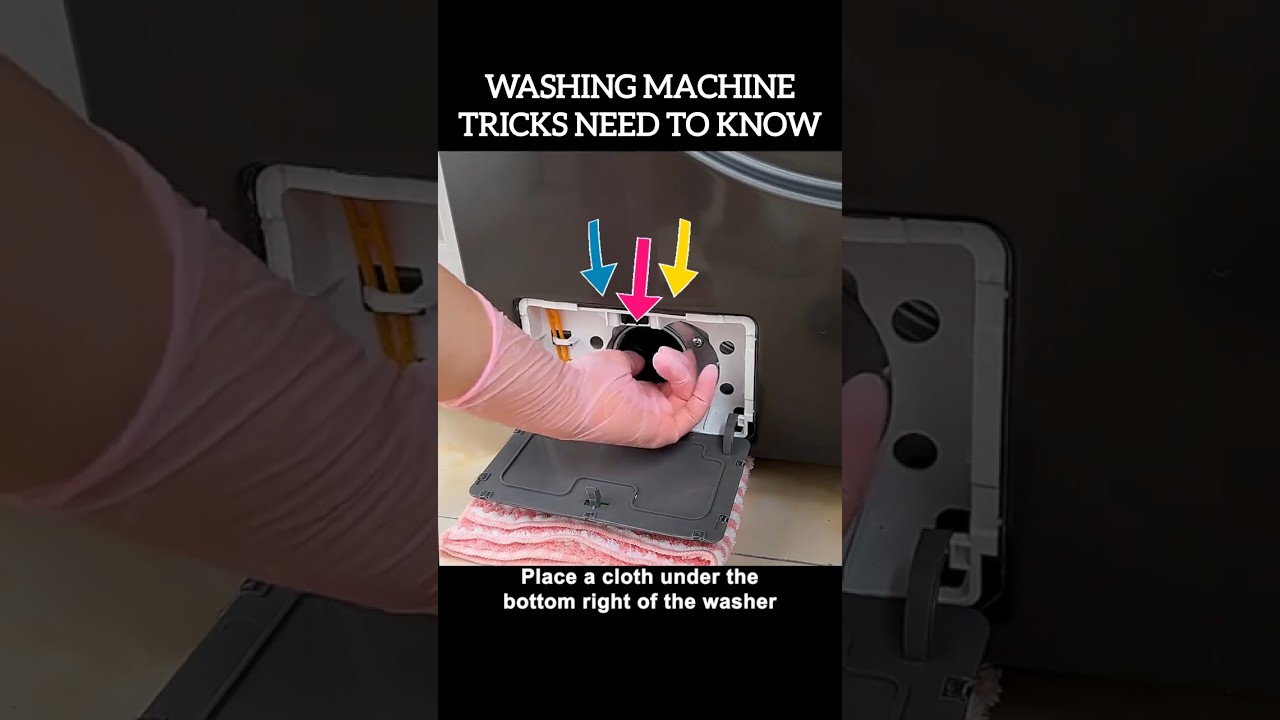 WASHING MACHINE Simple Trick Everyone Should Know 