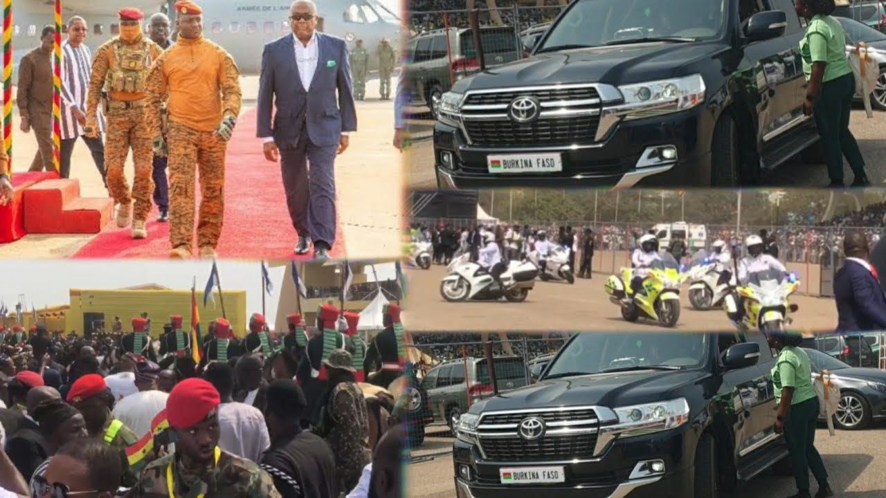 Ibrahim Traoré And Other African Leaders historic Arrival for Prez-John Mahama's Swearing Ceremony🇬🇭