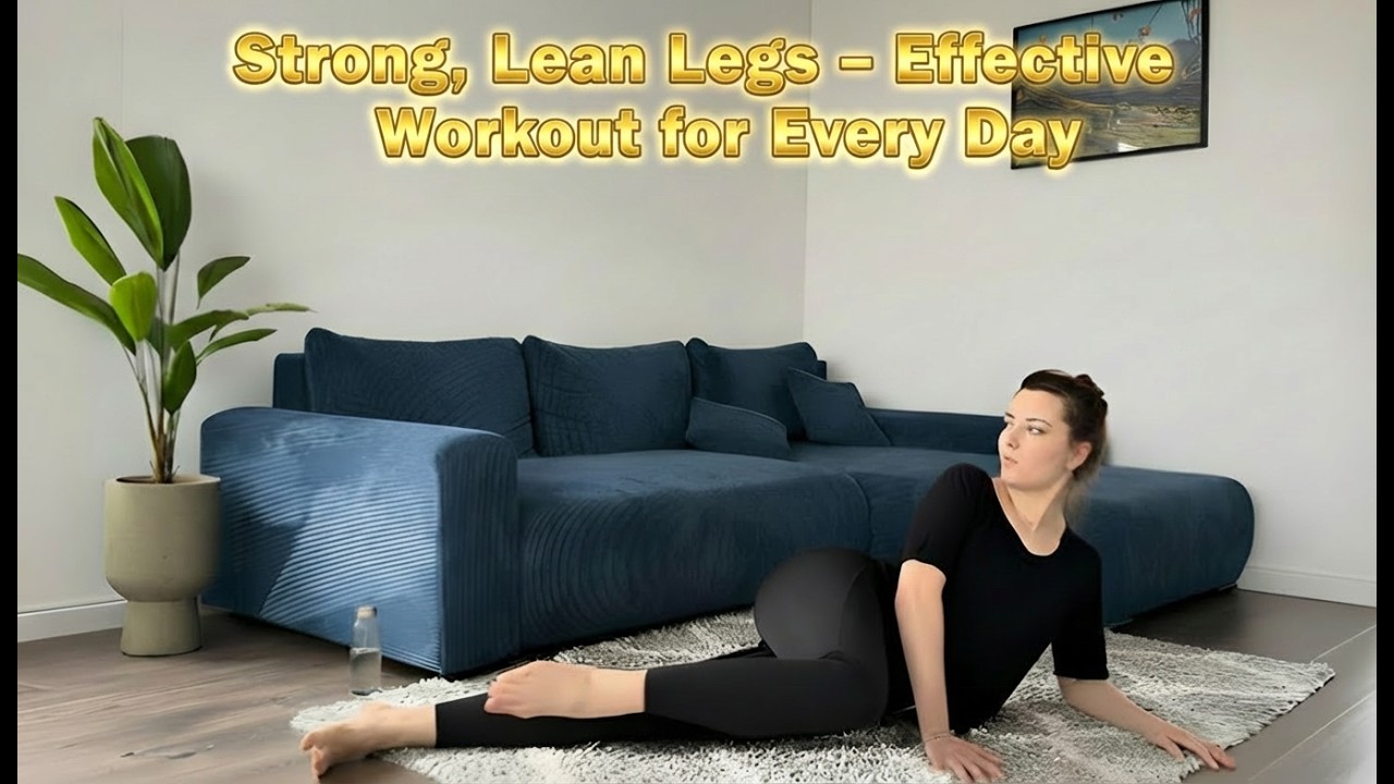 Tone & Sculpt Your Legs – Quick At-Home Routine | Burn Fat and Shape Your Legs in Minutes