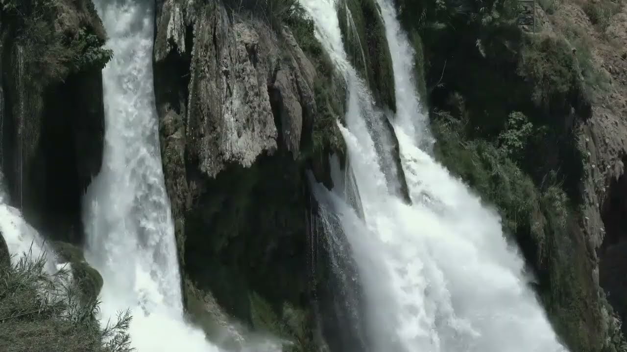4 Hours Waterfall Sounds for Deep Sleep 😴 | Relaxing Waterfall + Brown Noise | Stress Relief
