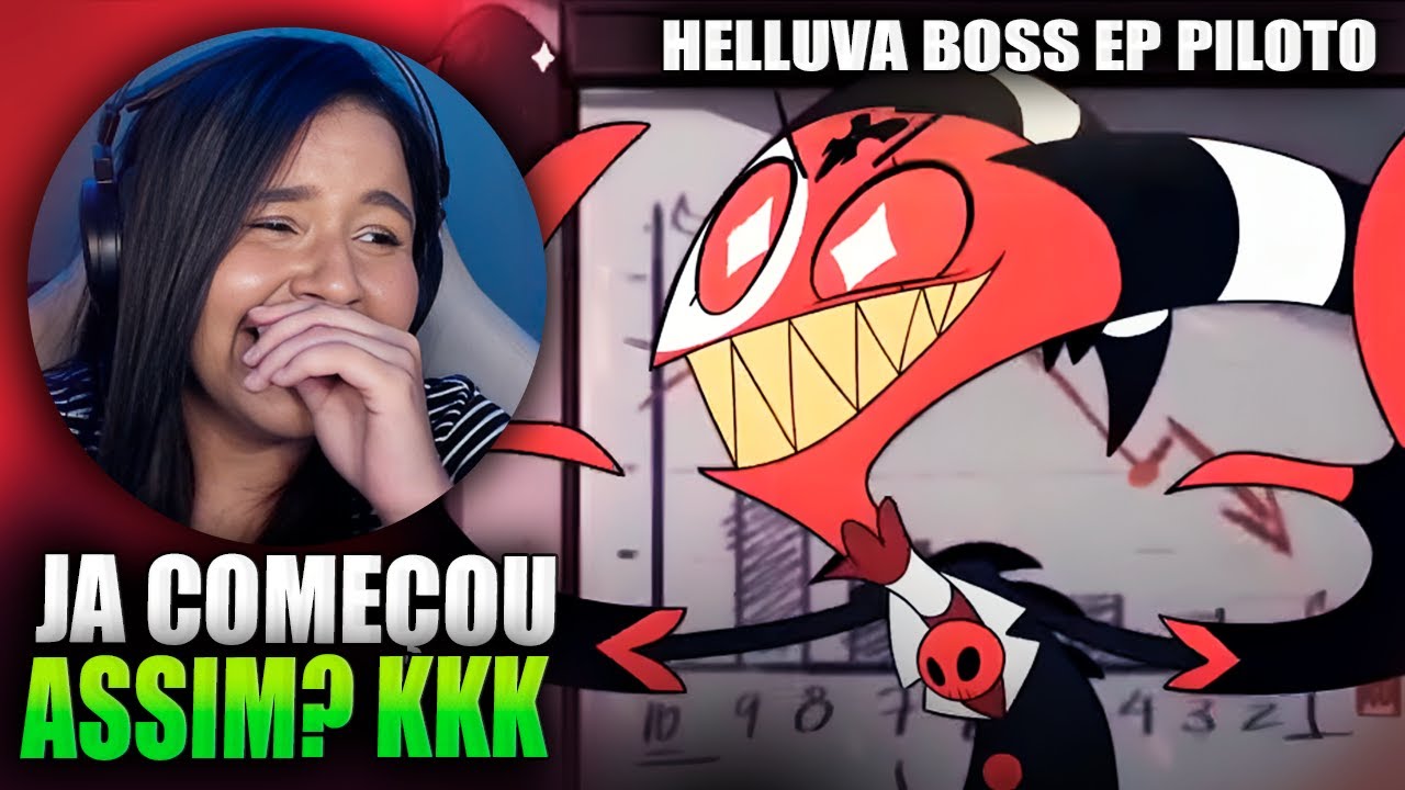 EU JA ADOREI ISSO KKKKK | HELLUVA BOSS (PILOTO) - REACT