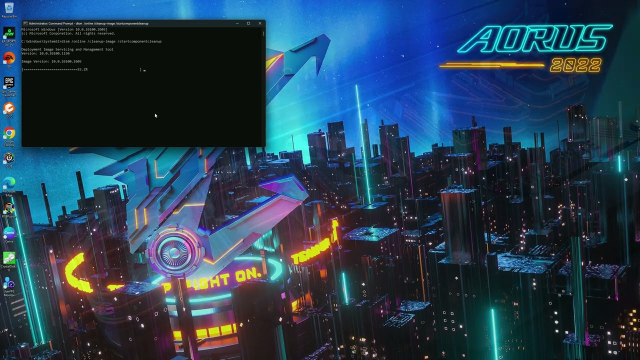 Restore Windows Using DISM command