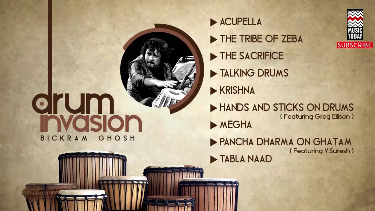 Drum Invasion | Bickram Ghosh | Vol 1 | Audio Jukebox | Instrumental