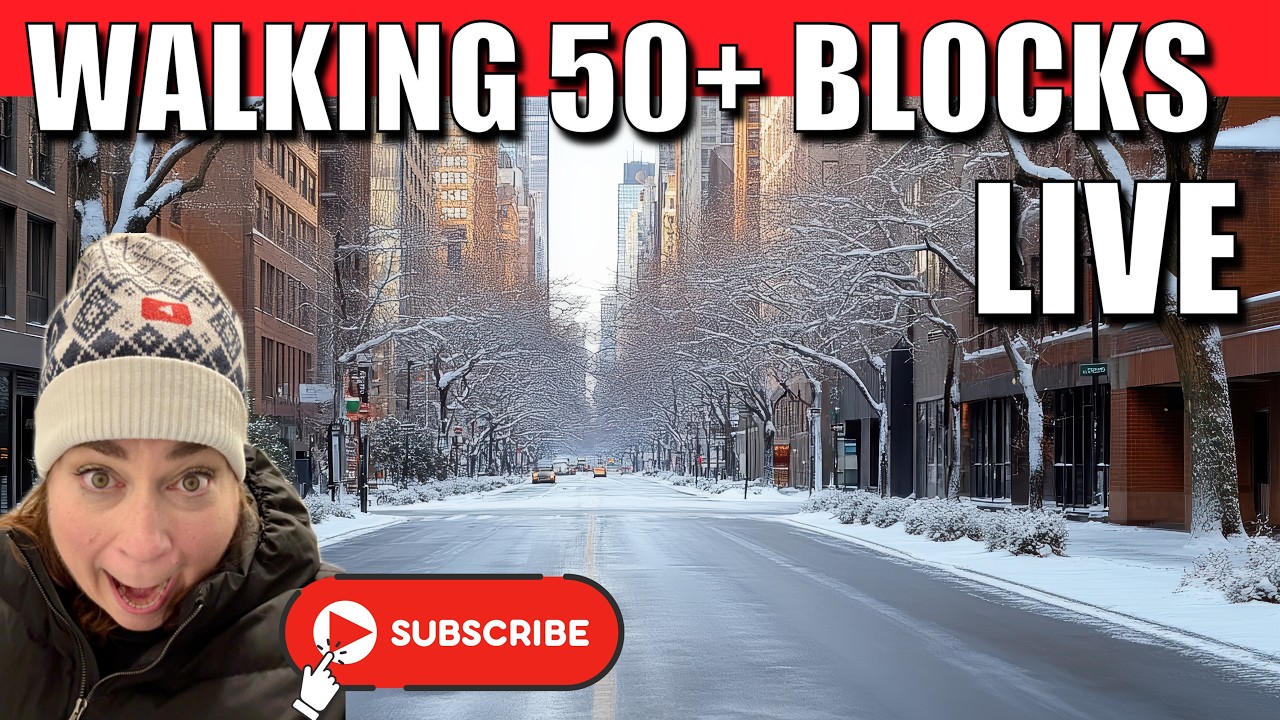 LIVE📍 Winter Walk UWS to Times Square 🥶 #NYC #winter #walking