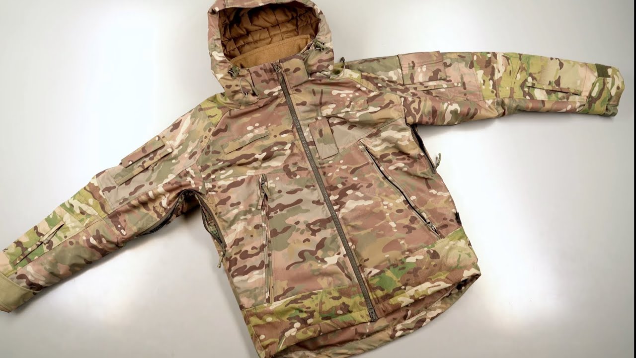 Тактична зимова куртка UATAC Multicam з утеплювачем Climashield Apex 136.