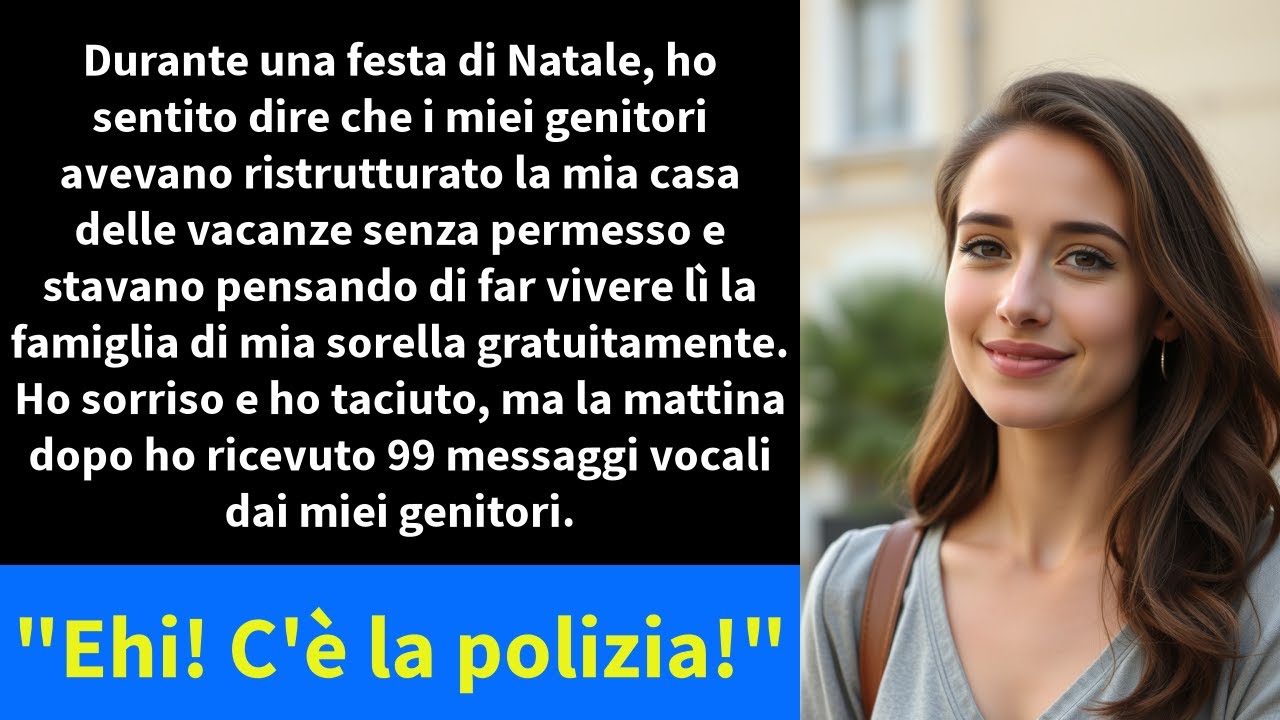 Durante una festa di Natale, ho sentito dire che i miei genitori avevano ristrutturato la mia casa