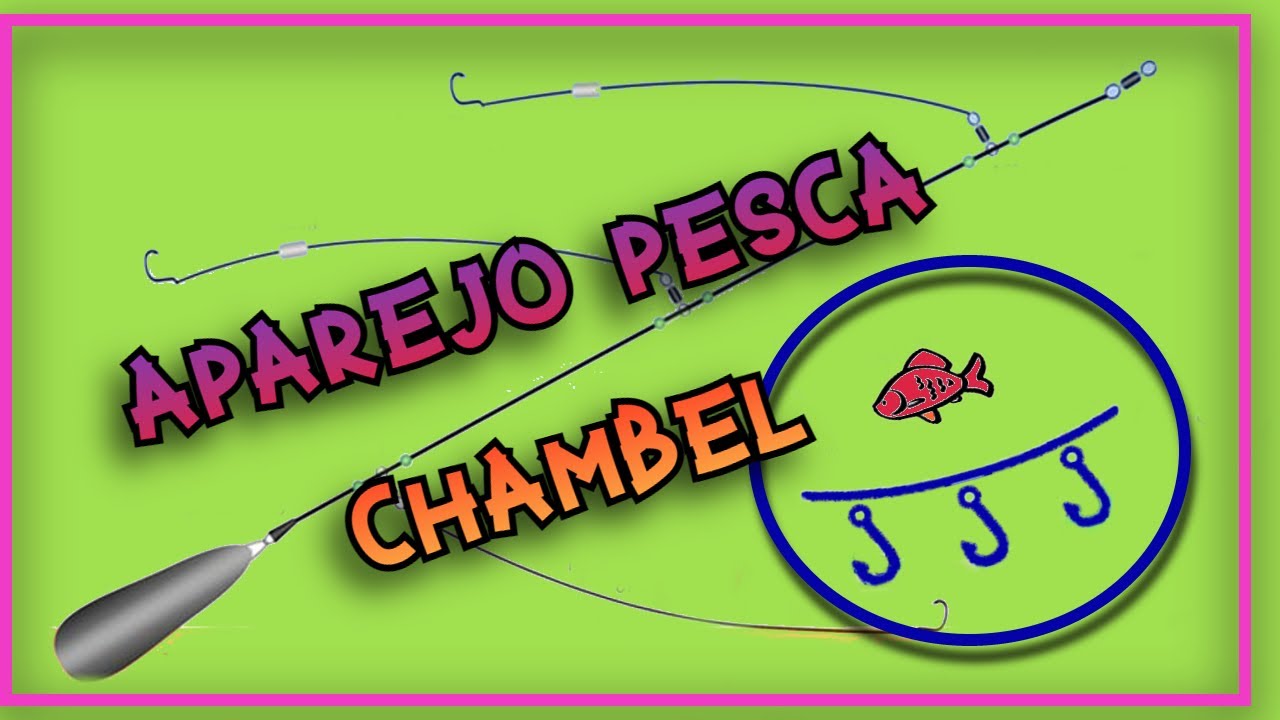 Hacer aparejo sencillo para pesca a chambel fácil de tres anzuelos