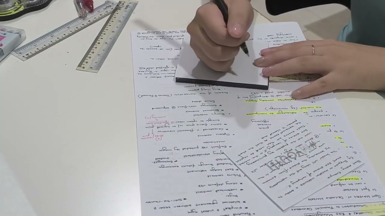 Mid term test, mid term test, mid term test | study with me #2