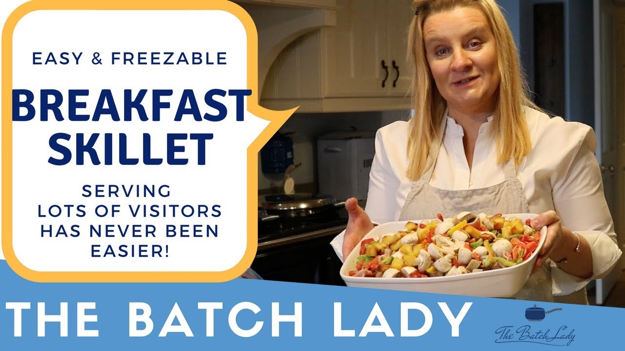 Breakfast Skillet- A cooked breakfast made in advance and freezable