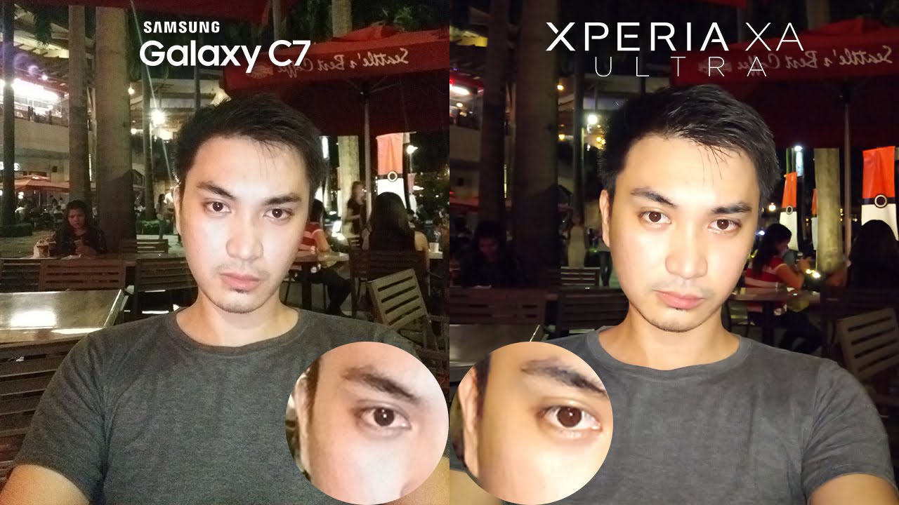 Galaxy C7 vs Xperia XA Ultra Review + Camera Comparison