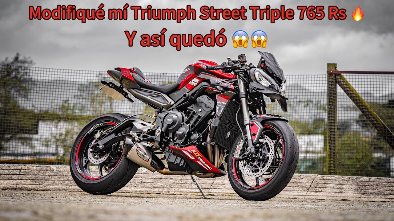 MODIFICANDO LA MANTIS - TRIUMPH 765 RS🔥😱