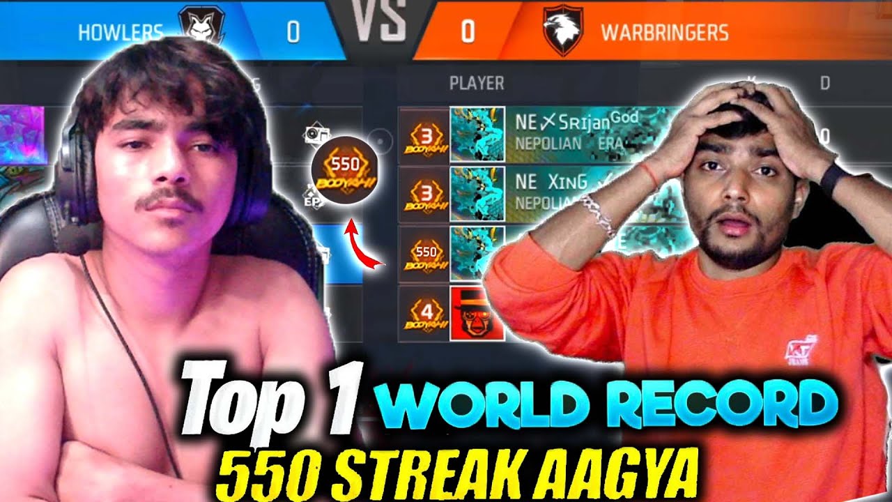 WORLD RECORD😱 550 STRIKE PLAYER IN MY GAME😱