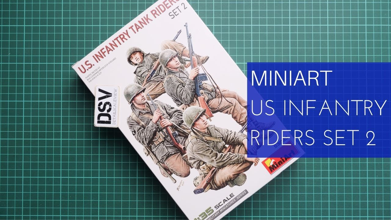 Miniart 1/35 US Infantry Tank Riders Set 2 (53035) Review