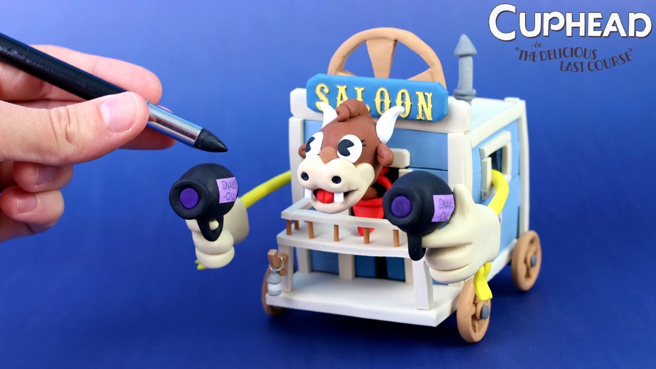 Making Esther Winchester From Cuphead DLC - Polymer Clay Tutorial
