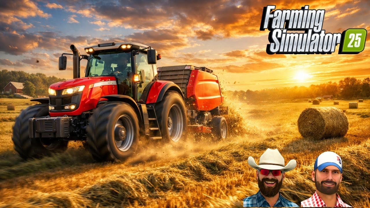 I Bale Hay In The Sun Of The South? | Farming Simulator 25