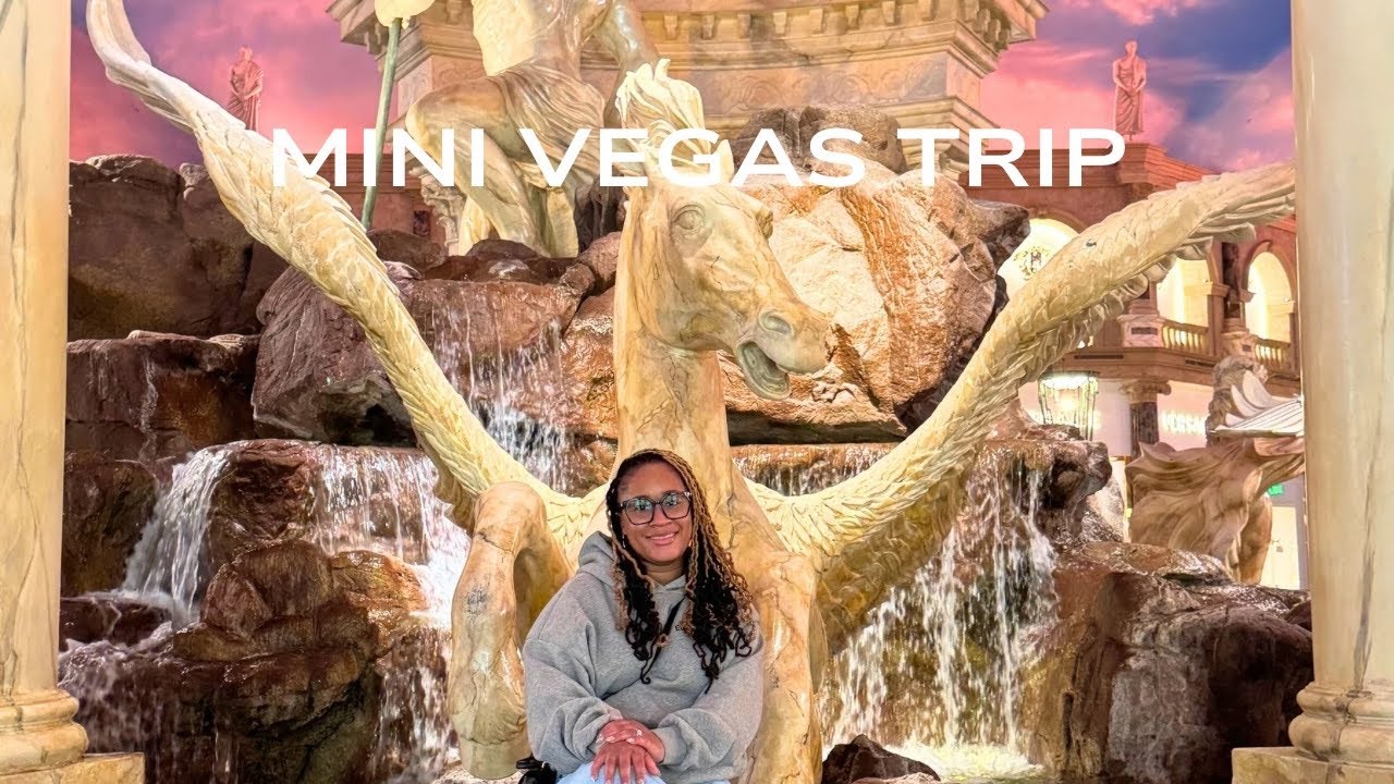 Mini Vegas Getaway Vlog | Flying to Las Vegas + First Time at Hell’s Kitchen 🍽️✨