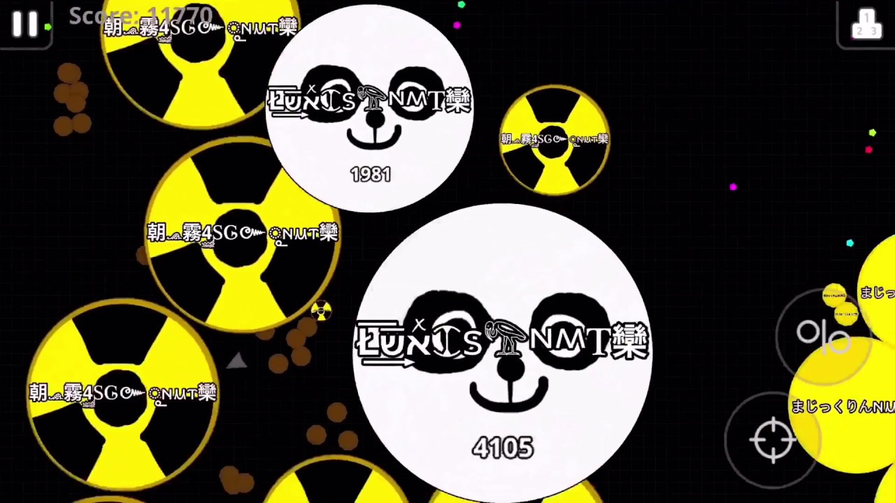 Agar.io mobile server takeover with NMT clan