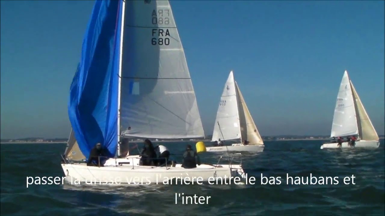 Affalage du spi J80
