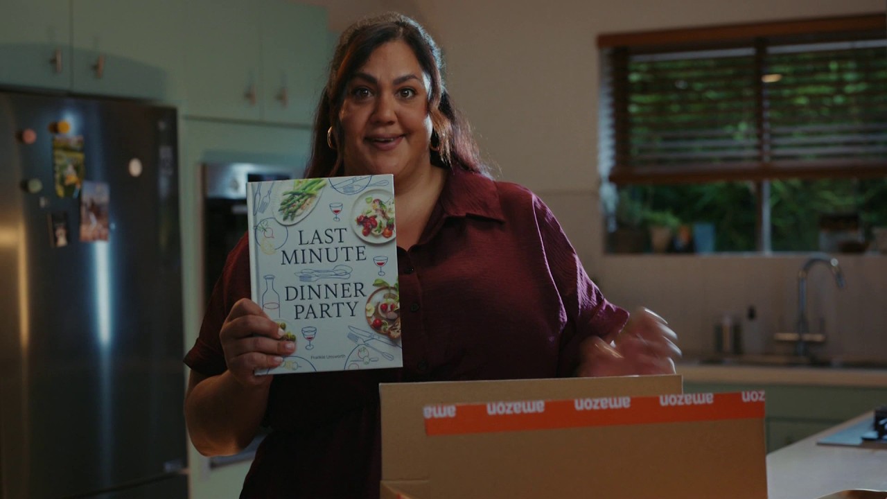 Amazon Australia commercial with comedian Steph Tisdell April 2026