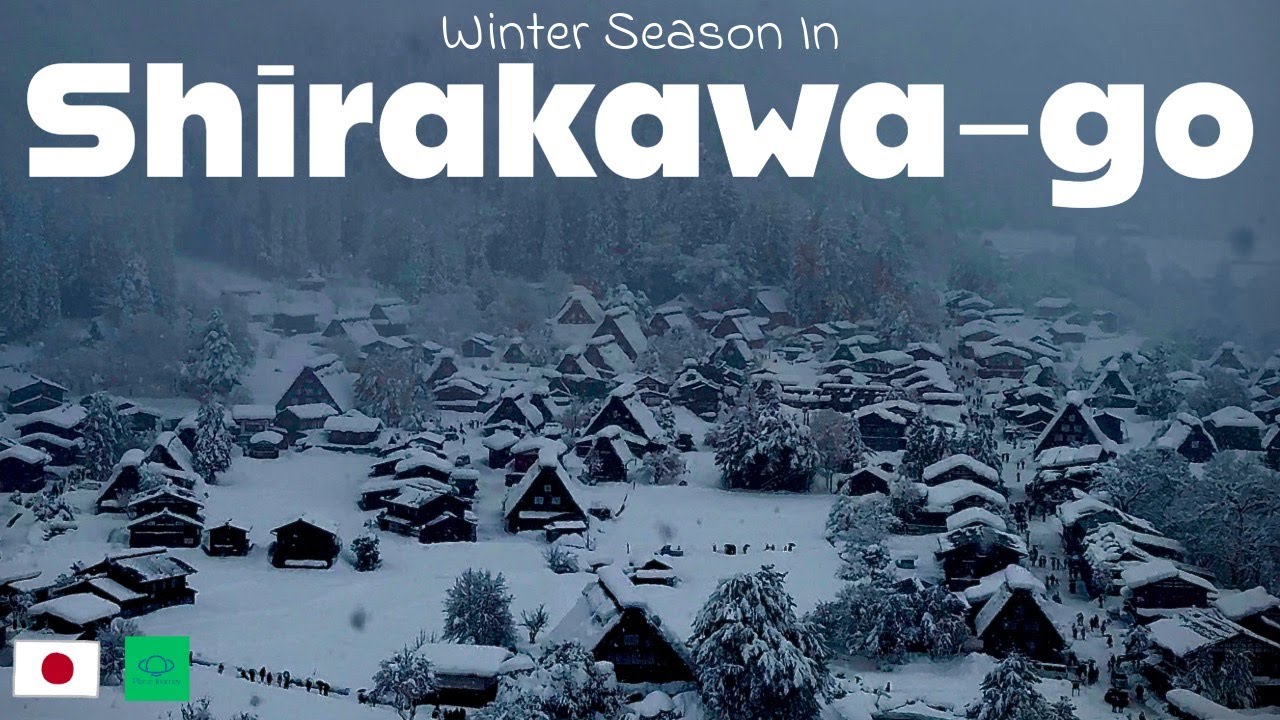 Shirakawa-Go in Snow Season⛄️/ Gokayama / World Heritage / Japan Travel 4K VLOG