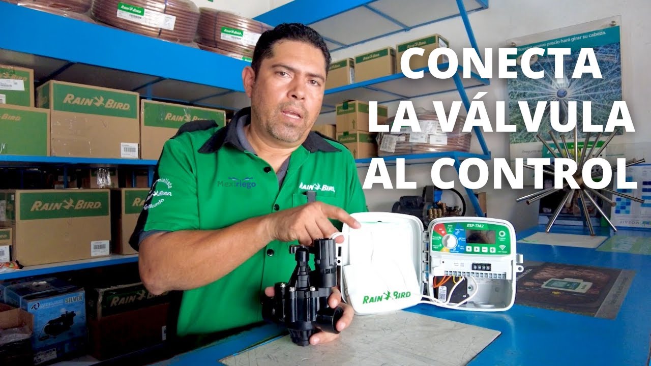 Pasos para conectar las v&aacute;lvulas al controlador.