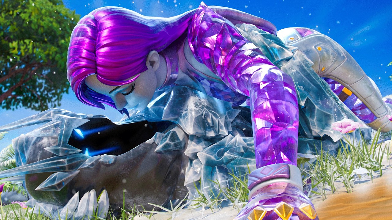 The Ice King's LOVE LIFE - A Frozen Love Story.. Fortnite Movie