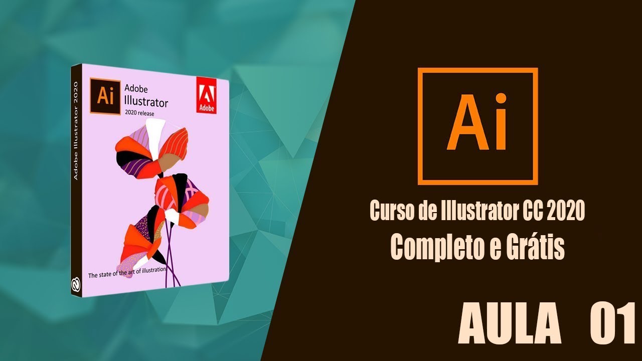Curso de Illustrator CC 2020 - COMO COMEÇAR - Completo e Grátis  INICIANTE (AULA 01)