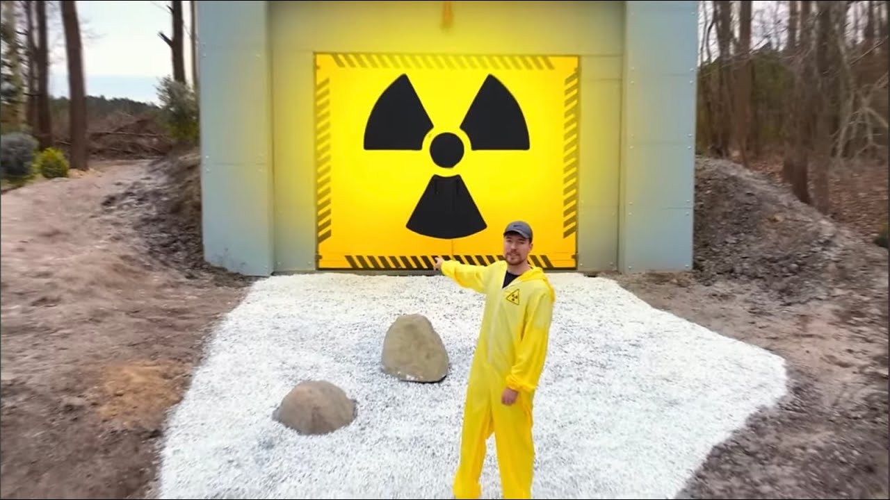 Survive 100 Days In Nuclear Bunker, Win $500,000 [Mr Beast in Chinese] mrbeast video @MrBeast