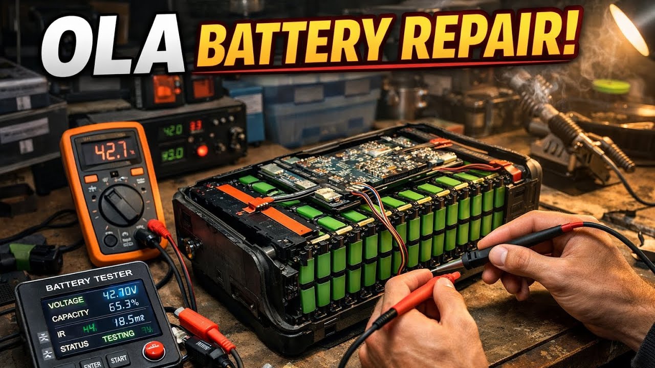 Ola battery repair. With all details discuss about issue and solution 