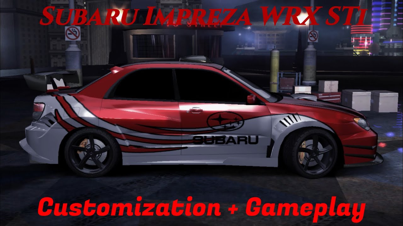 NFS CARBON | Subaru Impreza WRX STi | Customization and Gameplay