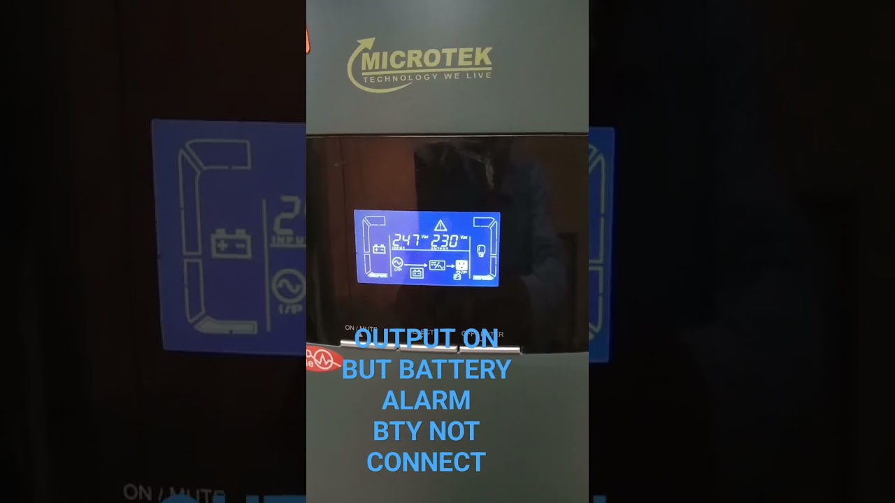 ONLINE UPS ALARM PROBLEM SOLVED October 28, 2023