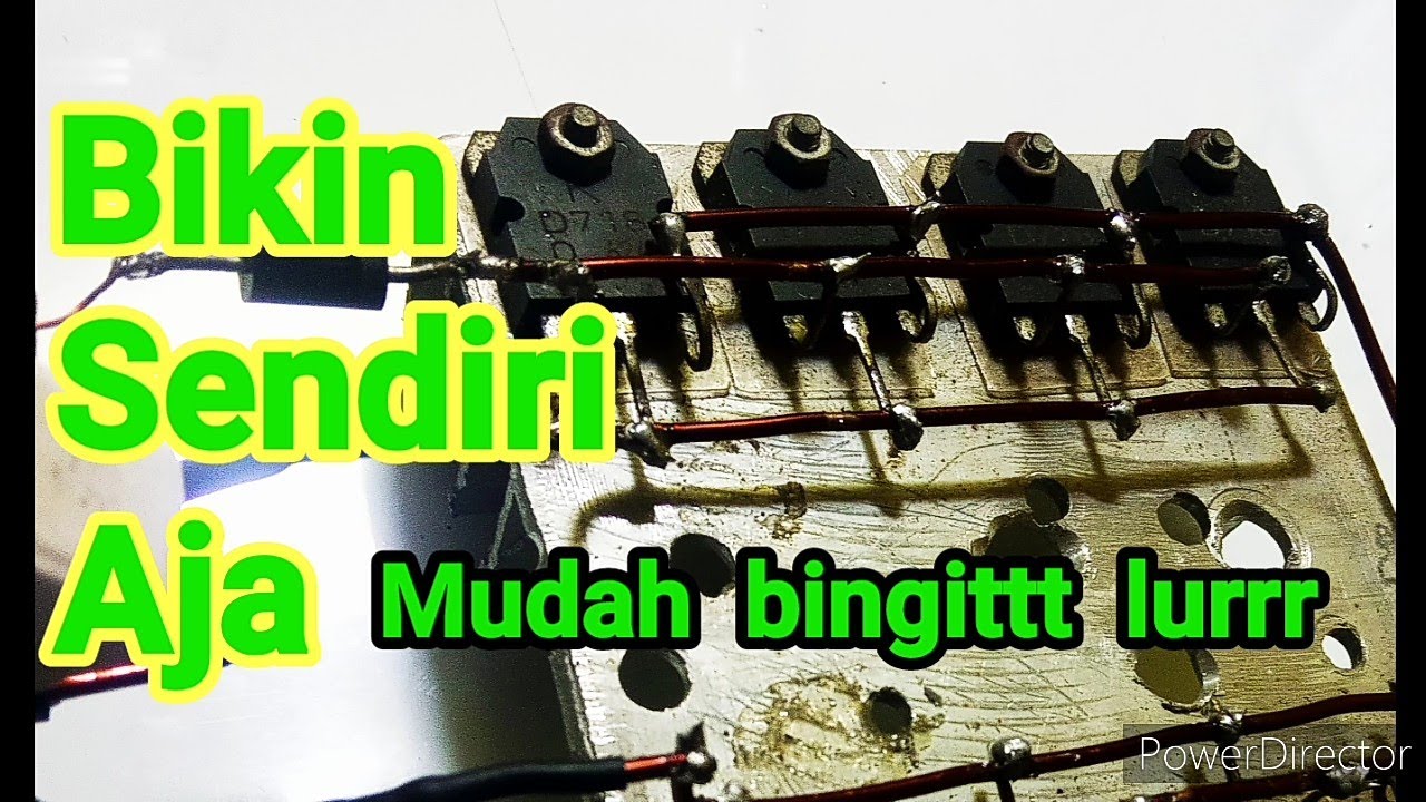 TUTORIAL merakit PAC D718 || Membuat setrum Elektrik VAC d718 #setrumPAC