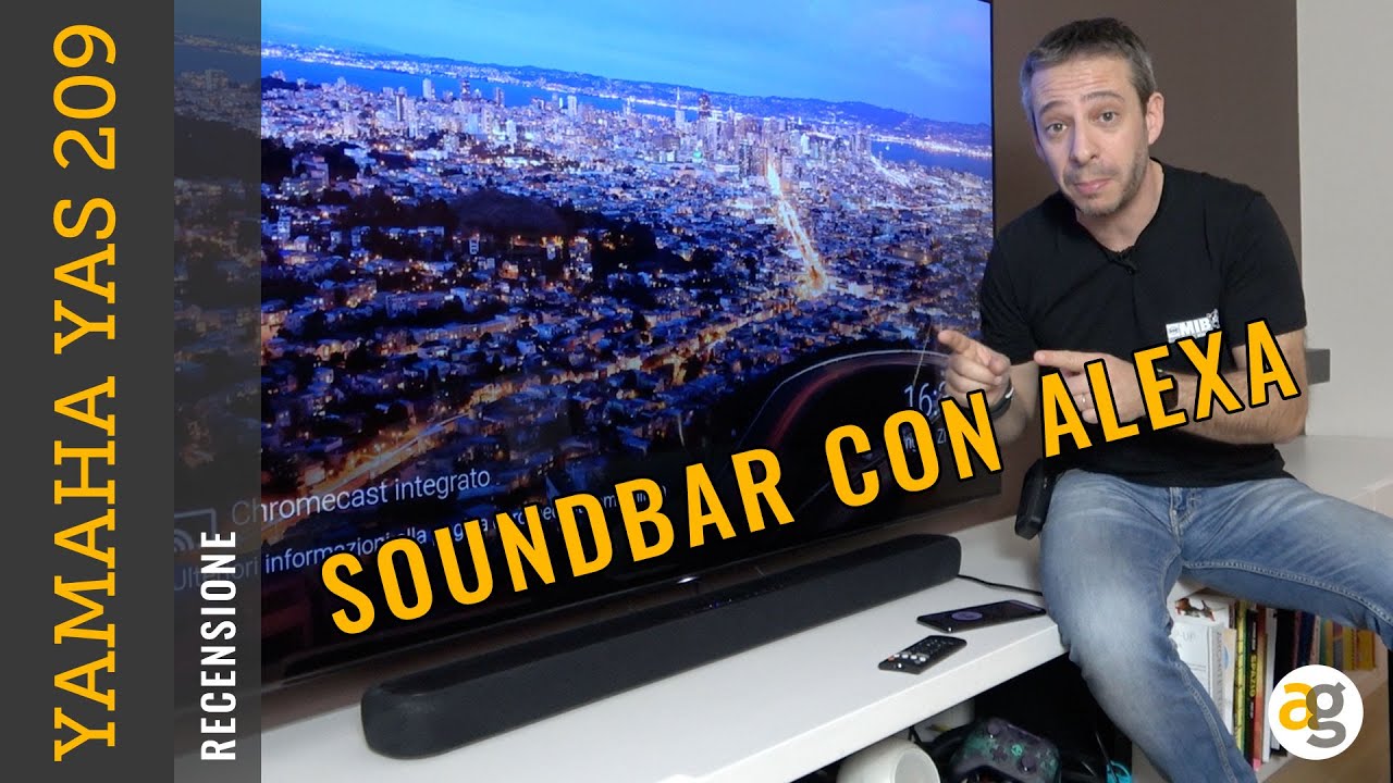 Recensione SOUNDBAR con ALEXA Yamaha YAS 209