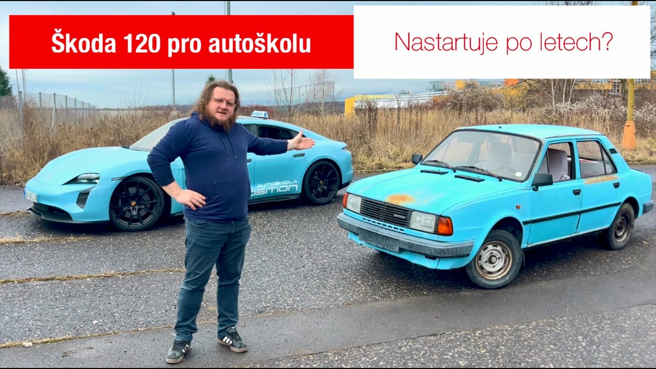 Škoda 120 pro autoškolu - nastartuje po letech?