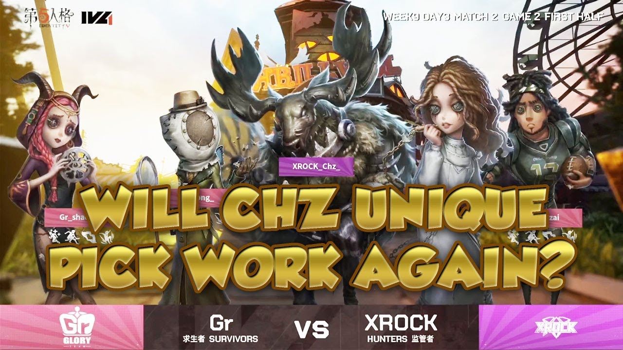 [IVL FALL] Will Chz Gamekeeper Work Like His Smiley Face ? GR VS XROCK | IdentityV | 제5인격 第五人格秋季赛
