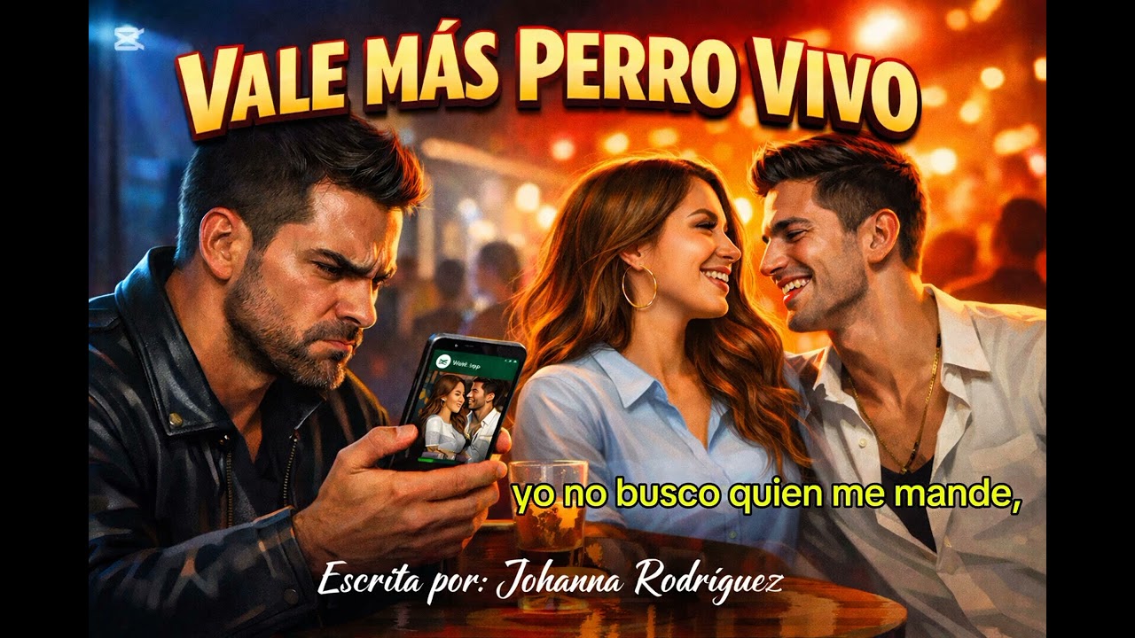 VALE MÁS PERRO VIVO-JOHANNA RODRÍGUEZ-SALSA (LETRA OFICIAL/OFFICIAL LYRICS)