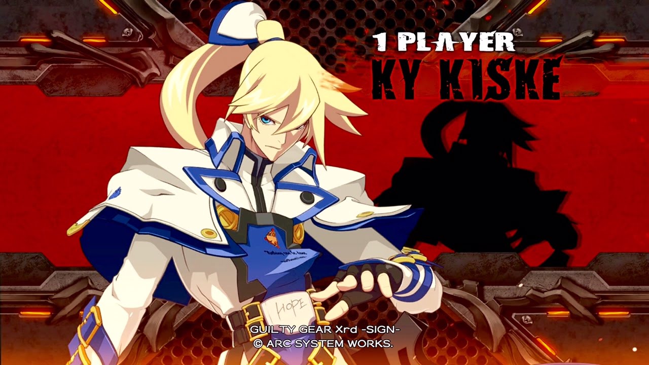 Guilty Gear Xrd Sign | Ky Kiske - All Colors, Intro, Instant Kill, Victory Pose