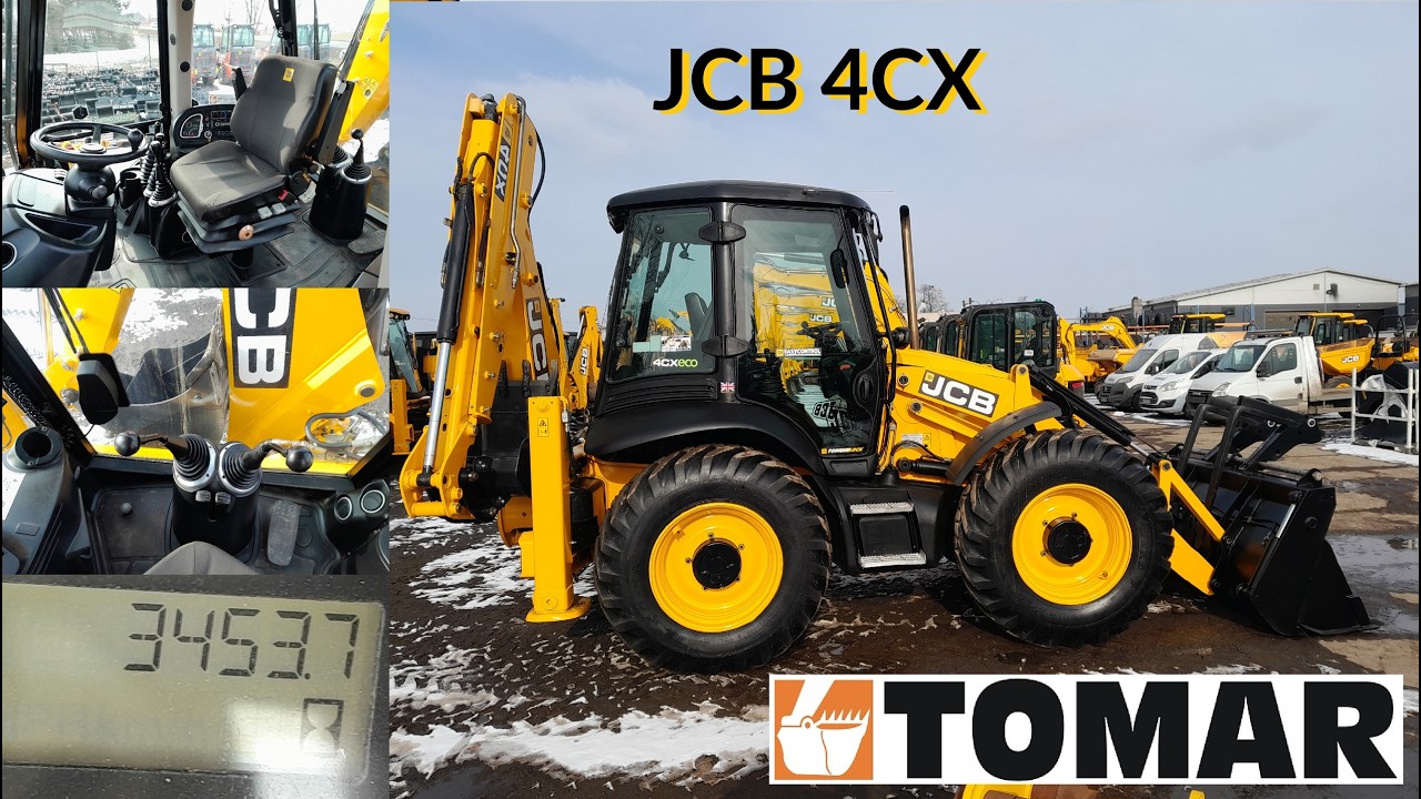 JCB 4CX 2017R 0618 tel +48 575 316 333 backhoe loader koparko  ładowarka