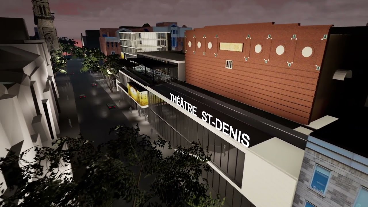 Le Théâtre St-Denis fera partie de l'ESPACE ST-DENIS | Complexe de divertissement à Montréal