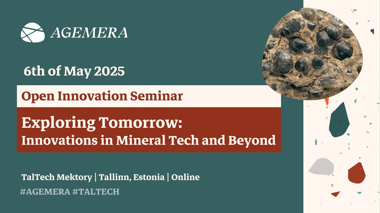 AGEMERA Open Innovation Seminar: Exploring Tomorrow: Innovations in Mineral Tech and Beyond