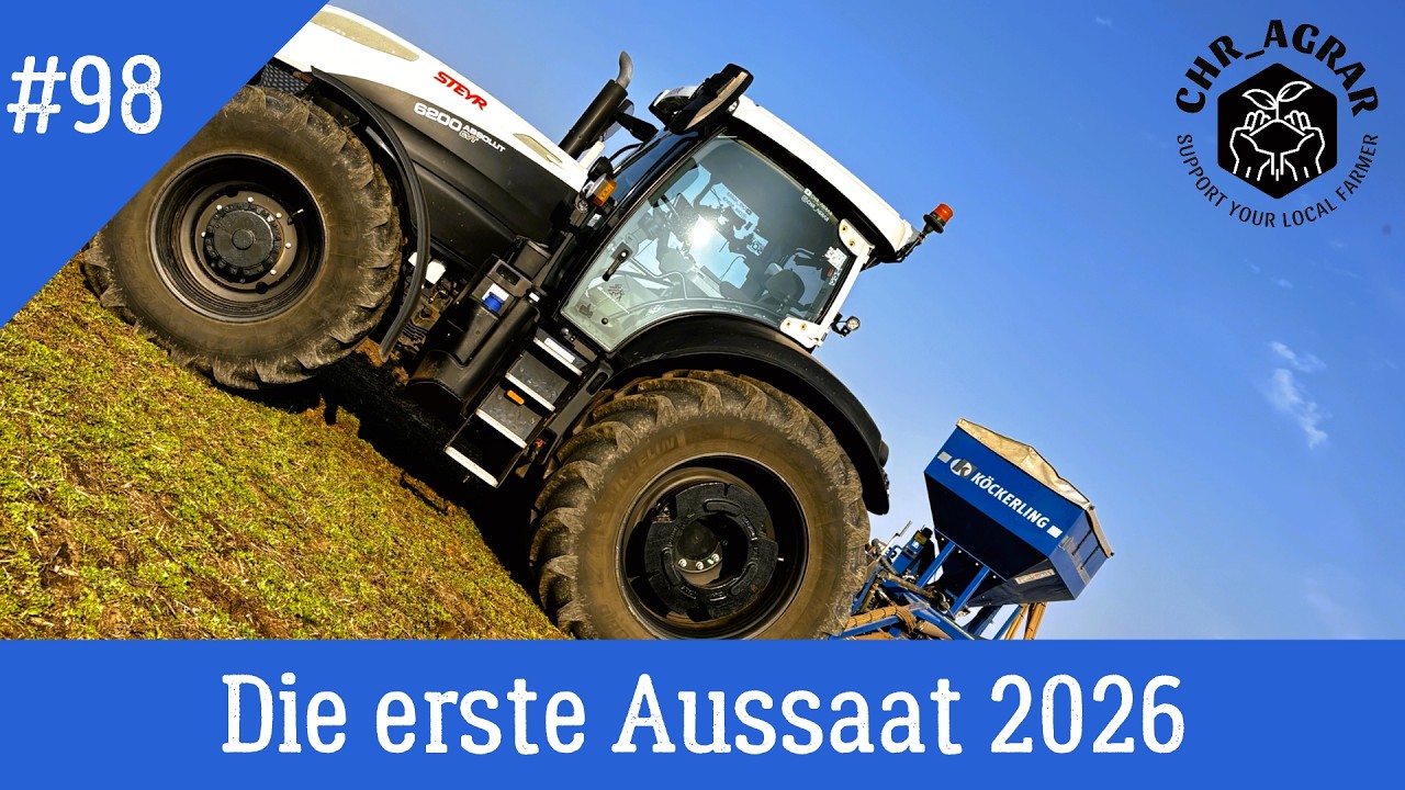 Montagehilfe für die Radgewichte, Sommergerste Ansaat, Grubber Tuning - Farmvlog #98