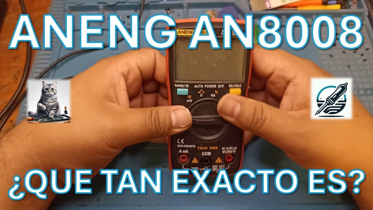 Reseña ANENG8008 multimetro economico #reseña #multímetro