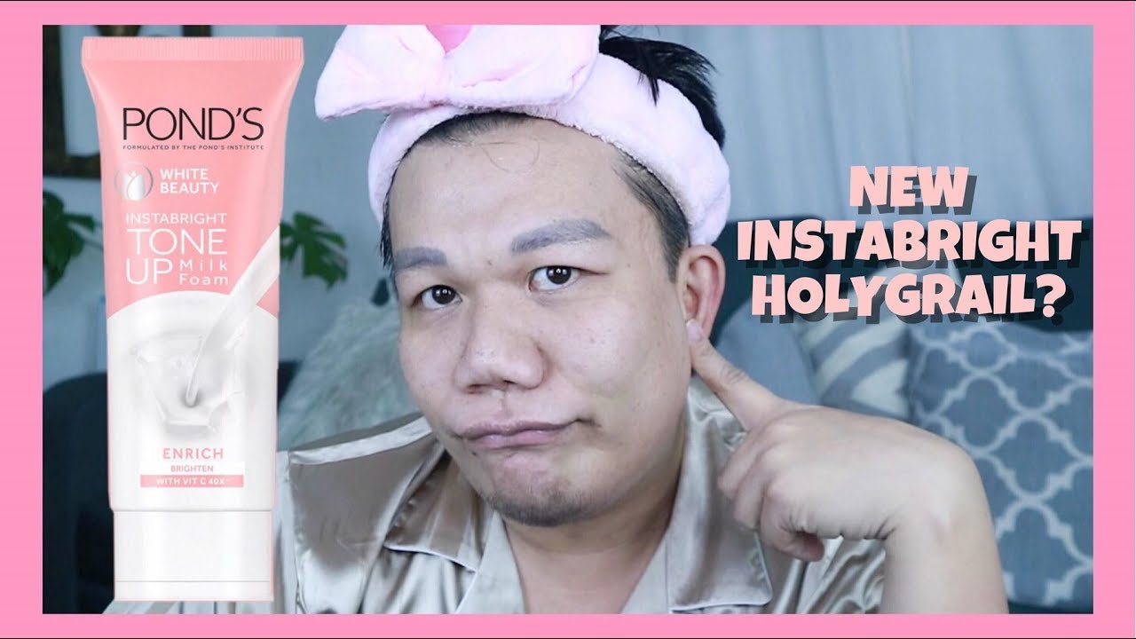 NEW POND'S INSTABRIGHT TONE UP MILK FOAM! FOR GLOWING AND BRIGHTER SKIN?